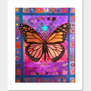 Bronze Butterfly Posters and Art